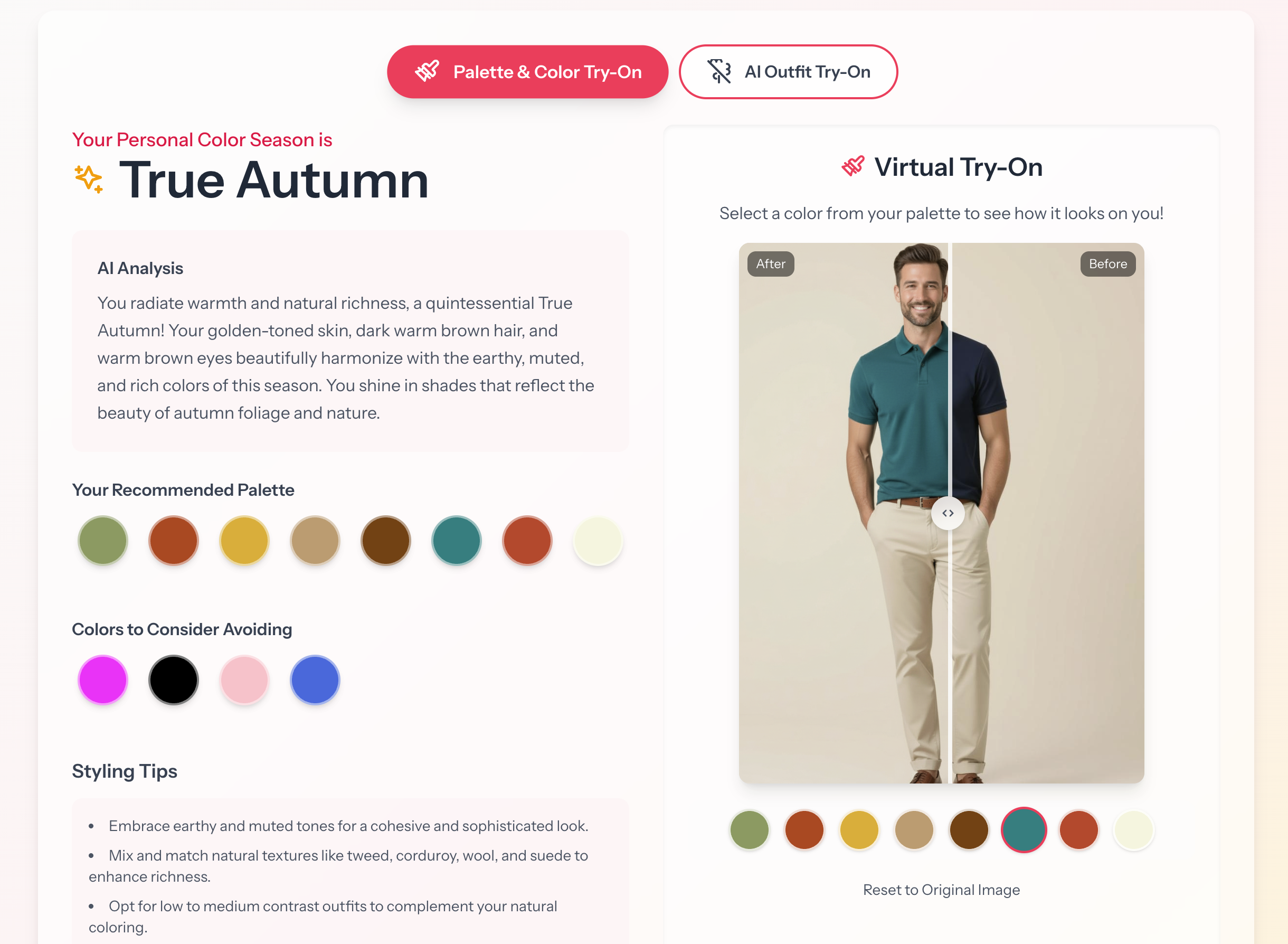 Color Analysis Palette